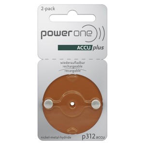 Power One - Blister 2 pile Acustiche ACCUplus p312