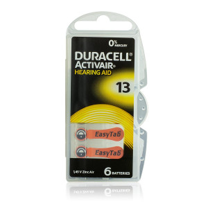 Duracell - Blister 6 pile Acustiche Activair 13