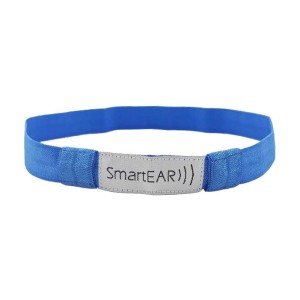 SmartEAR - Fascia EasyFlex per apparecchi acustici e impianti cocleari - Blu - S