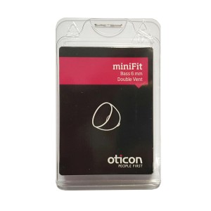 Oticon - Cupola miniFit Bass 6mm Double Vent 