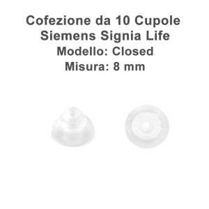 Signia - Cupoline  Life Closed 8 mm - 10 pz